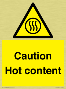 Caution Hot content